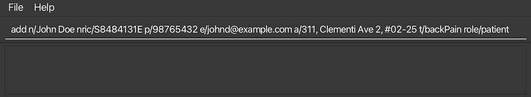 add Patient Command