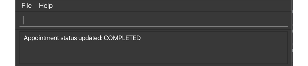 Update Appointment Status success